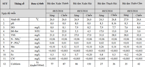 ham-luong-sat-hai-bai-tam-o-ha-tinh-vuot-nguong