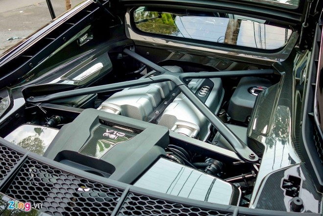 Sieu xe Audi R8 V10 Plus thu 2 manh 601 ma luc ve Viet Nam hinh anh 4