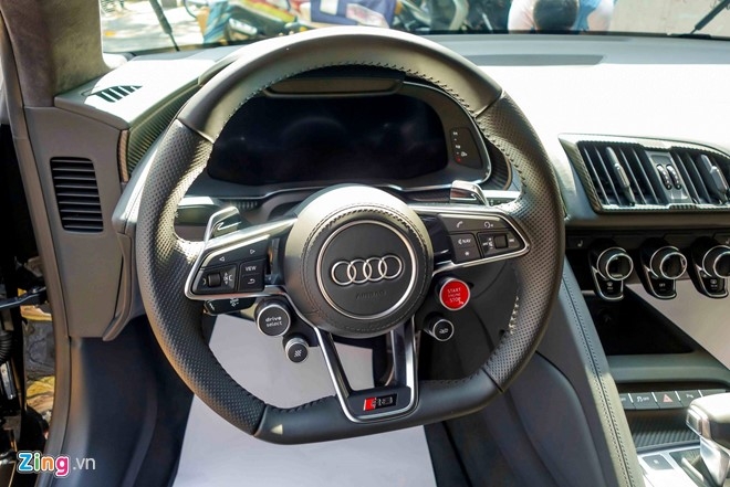 Sieu xe Audi R8 V10 Plus thu 2 manh 601 ma luc ve Viet Nam hinh anh 10