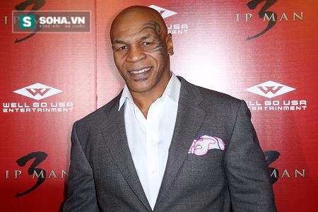  Mike Tyson trong buổi ra mắt bộ phim Diệp Vấn 3. 