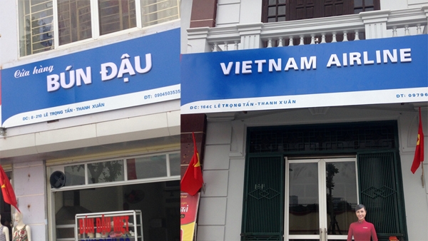 đường Lê Trọng Tấn, biển quảng cáo, quảng cáo thương hiệu, nhận diện thương hiệu