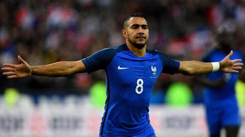 Payet được HLV Deschamps triệu tập nhờ có phong độ cao ở mùa giải 2015/16 