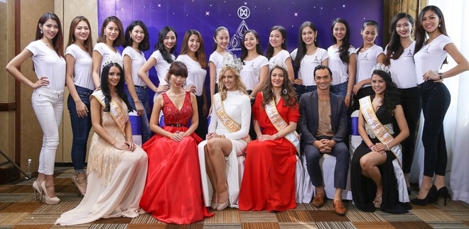 Hà Anh đọ sắc với các người đẹp Miss Global