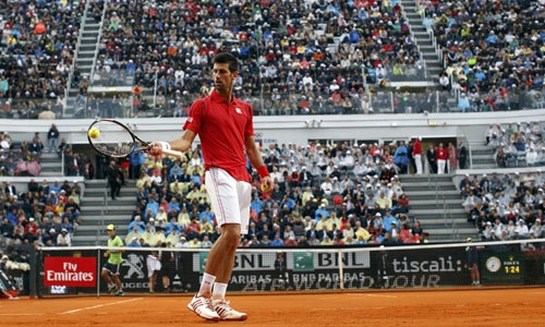 Djokovic chấn thương, thua Murray ở chung kết Rome Masters