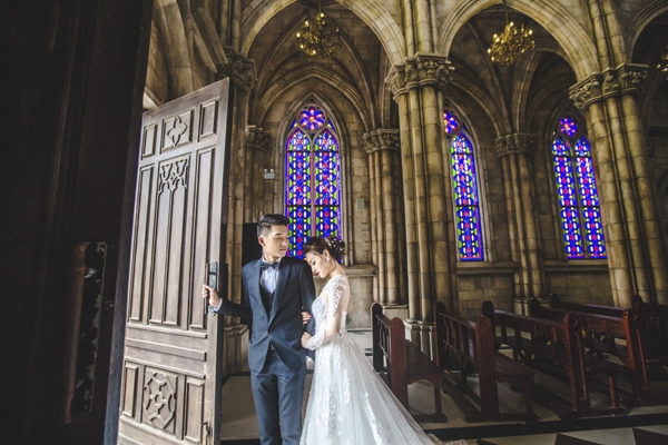 Ảnh cưới tuyệt đẹp của Quang Tuấn ở Lý Sơn, Bà Nà