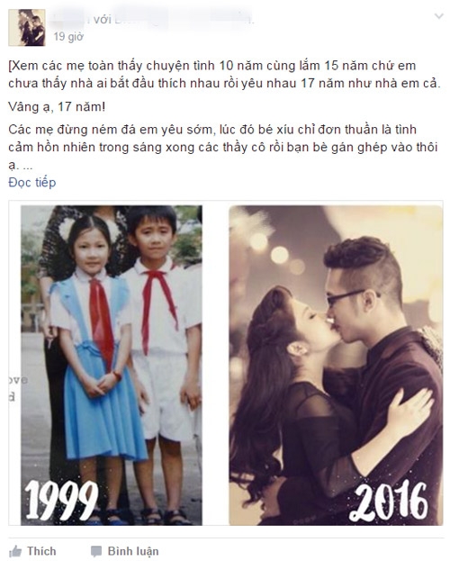 chuyen tinh “dinh menh” cua cap doi men nhau tu lop 2 hinh anh 1