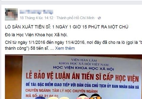tat ca luan van tien si phai duoc cong khai tren mang hinh anh 1