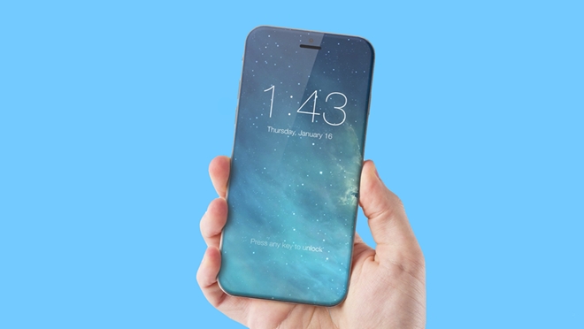 iPhone 8 se co than kinh boc kim loai, nut home cam ung hinh anh 1