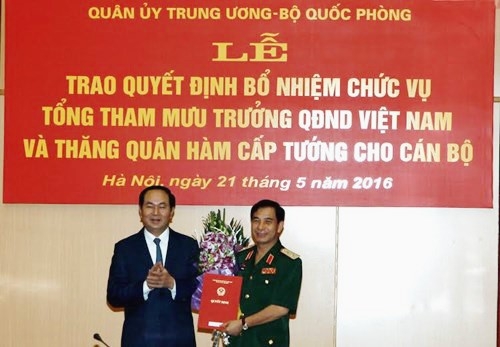 Trung tuong Phan Van Giang lam Tong tham muu truong quan doi hinh anh 1