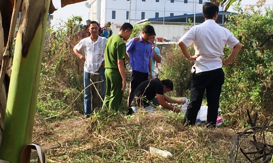 Cơ quan chức năng khám nghiệm hiện trường