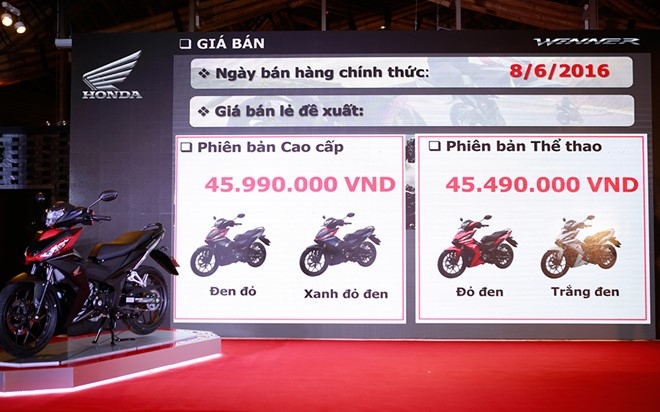 Honda Winner 150 co gia tu 45,5 trieu dong hinh anh 1