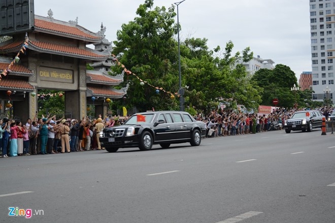 Tong thong Obama di tham chua Ngoc Hoang o Sai Gon hinh anh 1