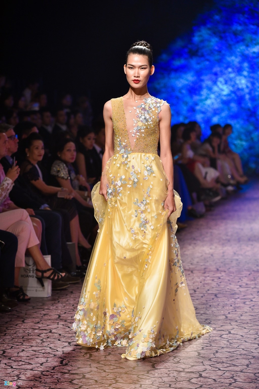 Hoa hau Phap noi bat khi catwalk cung Pham Huong hinh anh 11