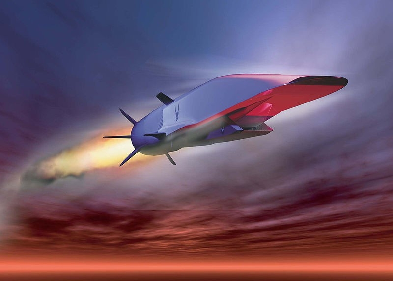 Đồ họa tên lửa siêu thanh X-51 của Mỹ. Ảnh: DARPA