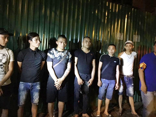 Nhóm thanh niên đi đòi nợ thuê bị lực lượng 141 phát hiện