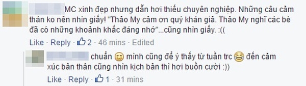 mc thảo my bị chê bai