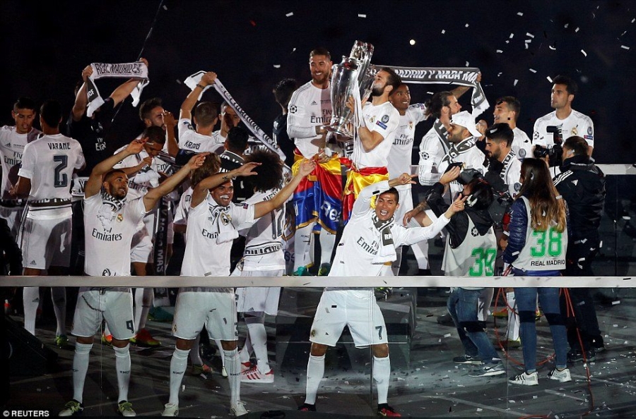 Real madrid, Champions League, real vô địch, cr7, ronaldo, zidane