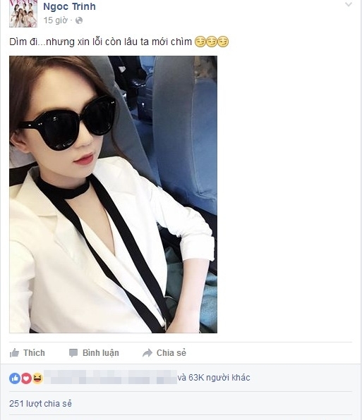 Bị tung ảnh dìm hàng, Ngọc Trinh lên tiếng thách thức - Ảnh 1.