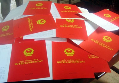 Hà Nội đặt mục tiêu đến tháng 6/2017 hoàn thành cấp sổ đỏ cho dân