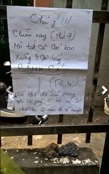 Tờ giấy thông báo ở khu nhà trọ khiến sinh viên bất ngờ - Ảnh 2.