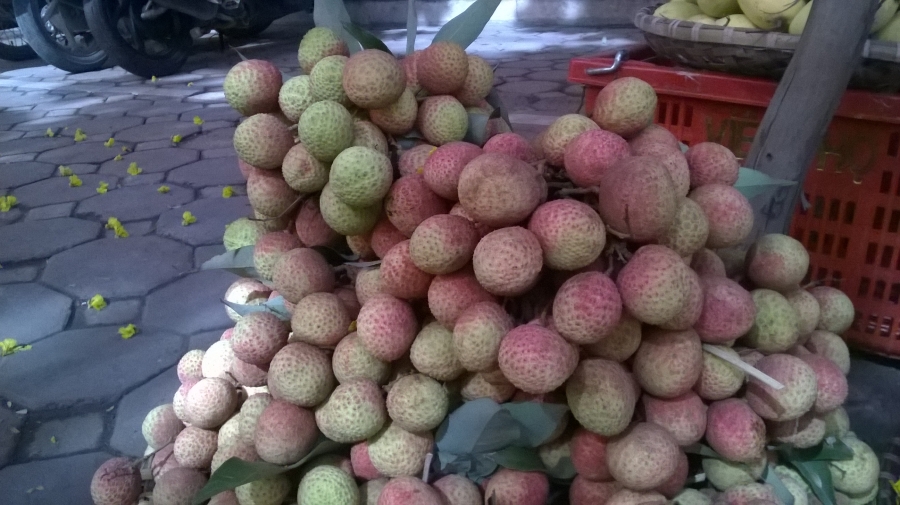  Vải có màu sắc không bắt mắt và vị hơi chua 