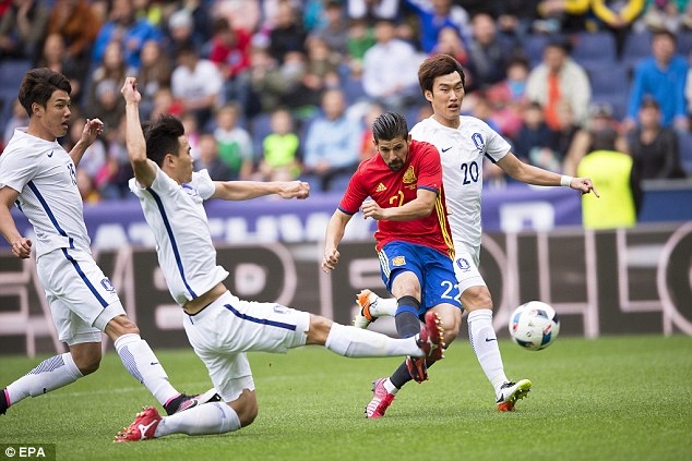  Nolito ghi 4 bàn trong hai trận đấu gần đây nhất cho Tây Ban Nha 