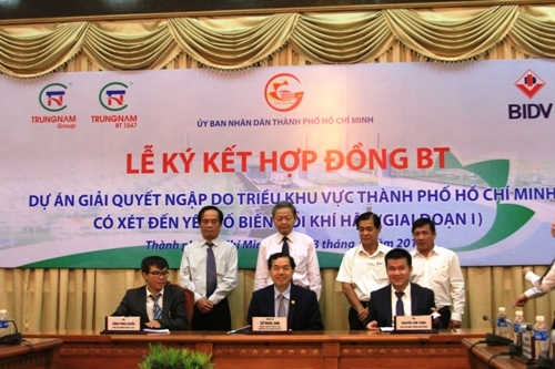  UBND TP HCM ký hợp đồng chống ngập trị giá gần 10.000 tỉ đồng 