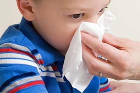Các chuyên gia khuyến cáo, khi trẻ bị chảy máu cam, không được cho trẻ ngửa cổ lên hoặc cúi đầu quá thấp vì sẽ gây hại cho trẻ. Ảnh minh họa