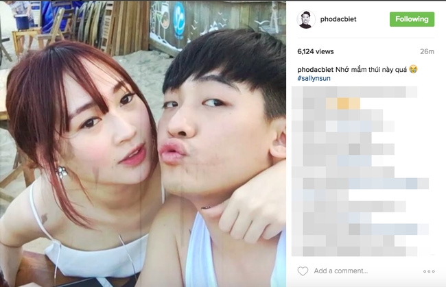 Phở Đặc Biệt tự tay đăng ảnh Sun Ht tình tứ hôn má, gián tiếp thừa nhận chuyện hẹn hò - Ảnh 1.