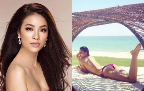 Phạm Hương, Cao Thái Sơn nguy cơ “ăn” phạt vì ảnh khoe thân - 2