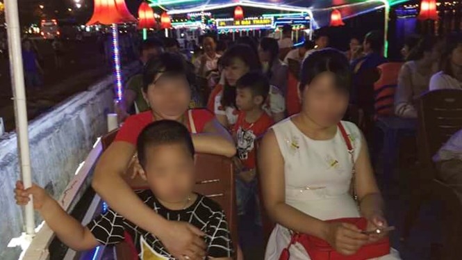 Khoảnh khắc ngắn ngủi trước khi tai họa ập đến với các hành khách trên chuyến tàu Thảo Vân tối 4.6 vừa qua /// Ảnh: H.R.S