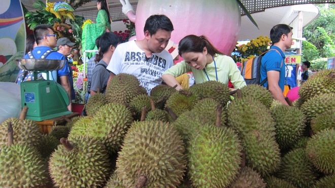 Sau rieng gia 24.000 dong 1 kg o cho noi trai cay Sai Gon hinh anh 2
