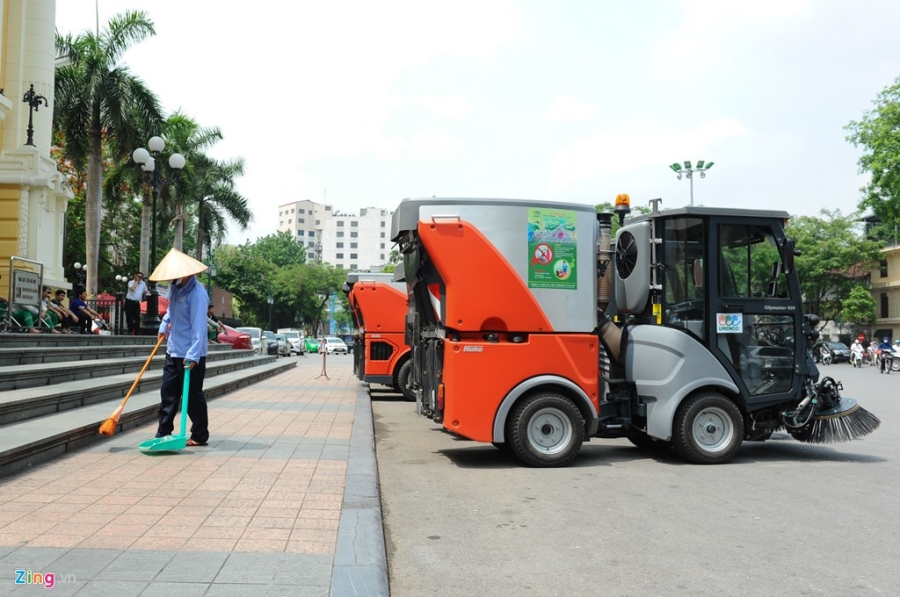 10 xe quet duong hien dai xuat hien tren pho Ha Noi hinh anh 14