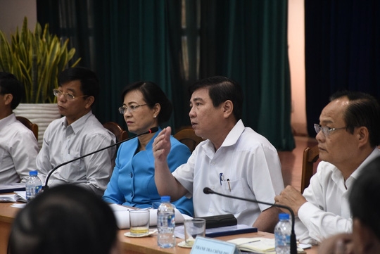  Chủ tịch UBND TP Nguyễn Thành Phong khẳng định mục đích buổi đối thoại này là để lắng nghe, trao đổi những ý kiến, kiến nghị cùng phản ánh của người dân 