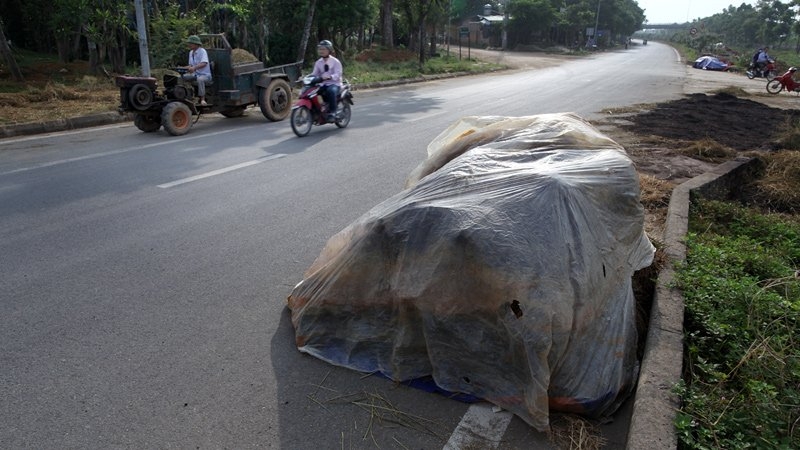 Đại lộ Thăng Long, hiện đại, Việt Nam, Hà Nội, sân phơi, đường làng