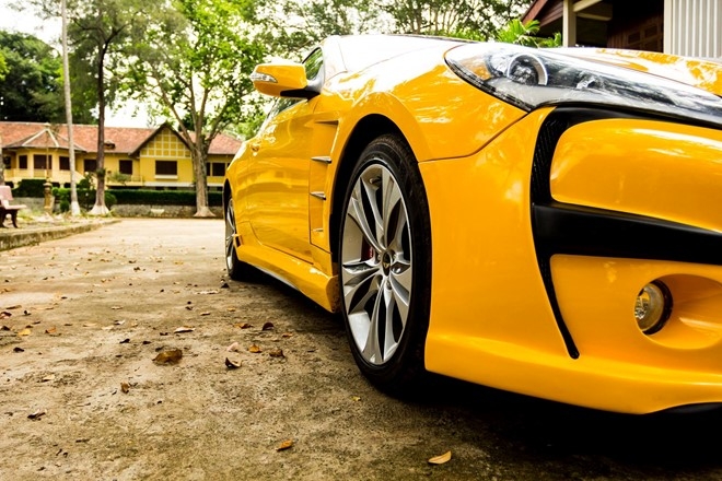 Hyundai Genesis do phong cach Aston Martin One 77 o Dak Lak hinh anh 6