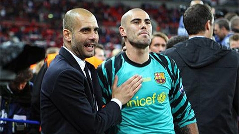 Valdes trở lại Manchester khoác áo... Man City?