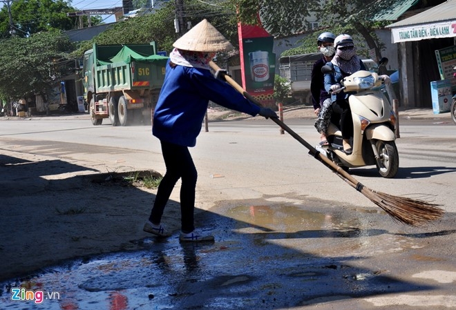 Dan khon kho vi xe cong trinh gay o nhiem hinh anh 5