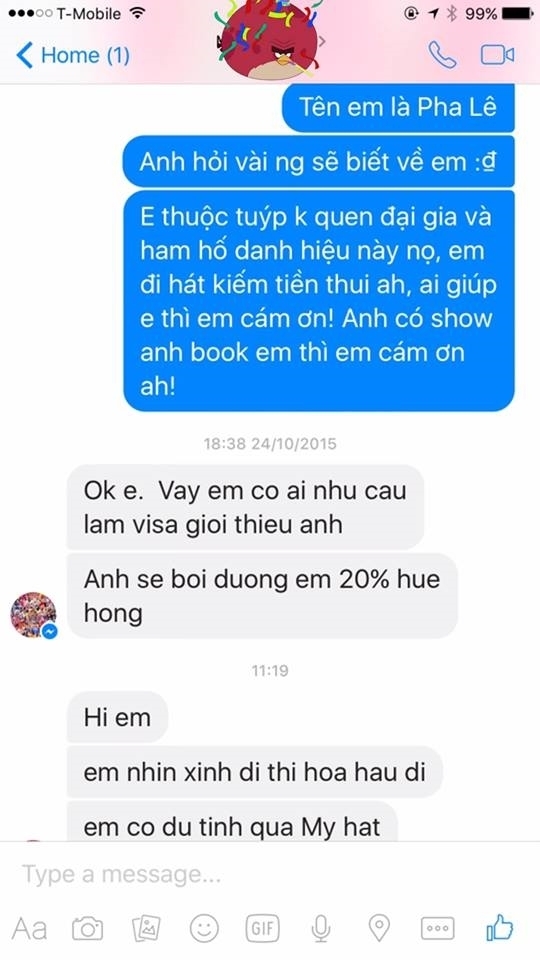 Pha Lê khẳng định mình thuộc tuýp không quen đại gia và ham hố danh hiệu.