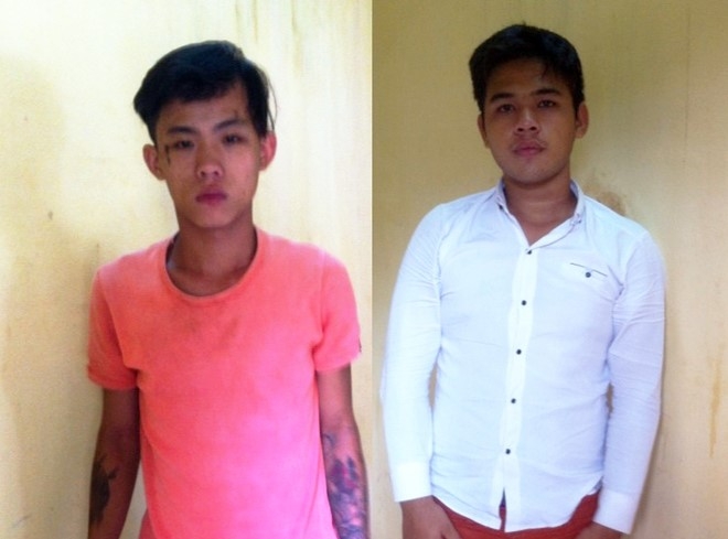 Thieu nu lai xe may duoi theo 2 ten cuop trong dem hinh anh 1
