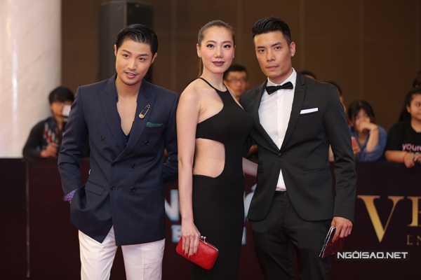 Hồ Vĩnh Anh, Chung Thục Quyên và bạn trai.