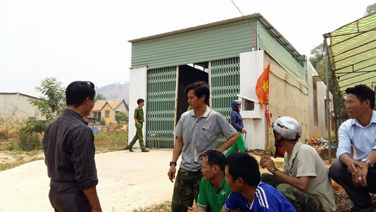  Căn nhà anh Tú, nơi xảy ra vụ việc 