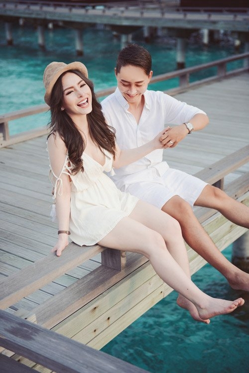 anh cuoi lang man tai maldives cua “hot girl dao keo” hinh anh 7
