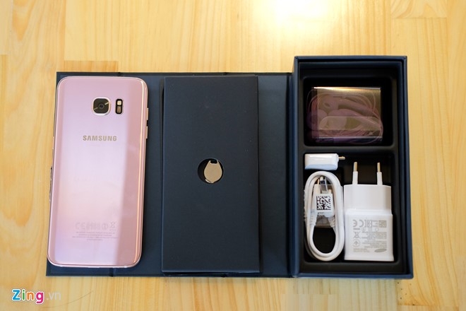 Mo hop Galaxy S7 edge mau hong chinh hang vua ban o VN hinh anh 3