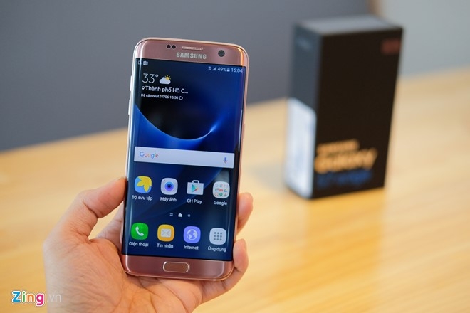 Mo hop Galaxy S7 edge mau hong chinh hang vua ban o VN hinh anh 11