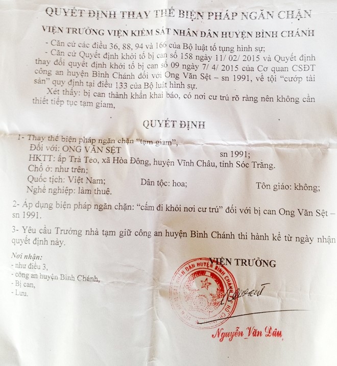 Them mot thanh nien bi Cong an Binh Chanh bat keu oan hinh anh 2