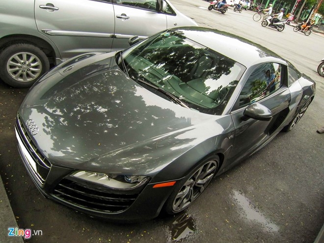 Sieu xe Audi R8 V10 mau la o Sai Gon hinh anh 10