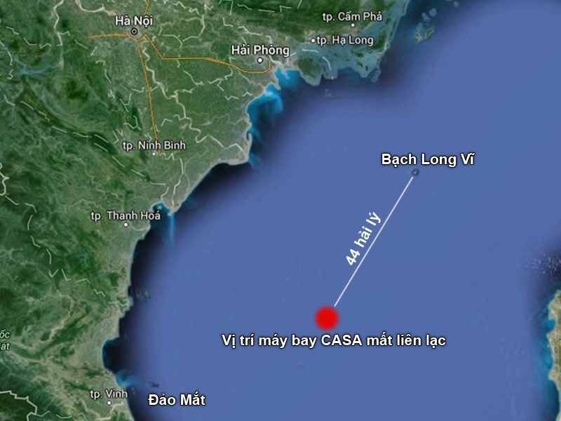 Máy bay CASA212 bị tai nạn hôm 16/6/2016