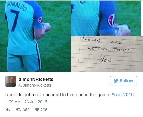 Fan 'che' noi dung manh giay bi an Ronaldo nhan tu HLV hinh anh 3
