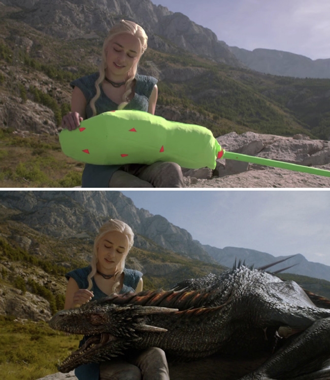 Các cảnh phim 'Game of Thrones' trước và sau xử lý kỹ xảo